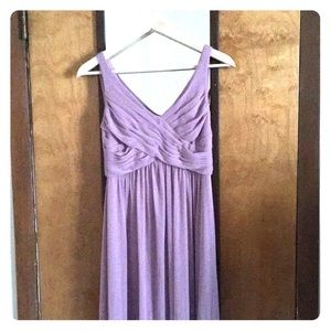 David’s Bridal Bridesmaid Dress with Cowl Back